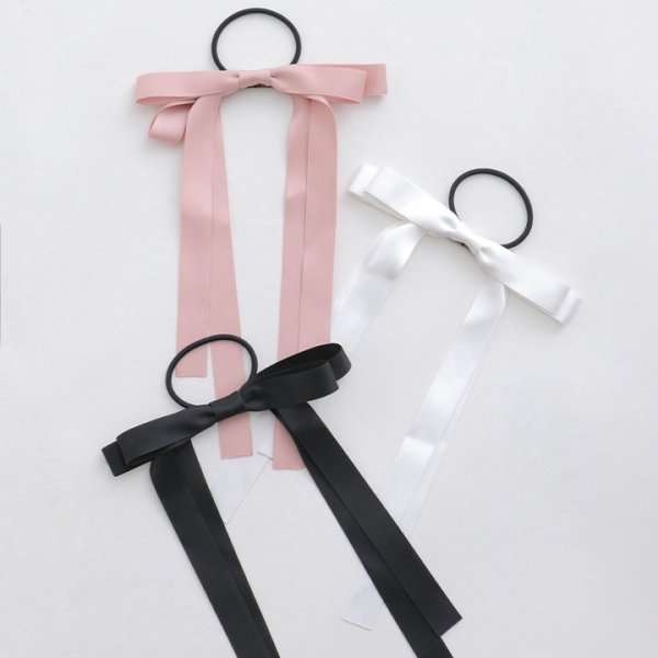 画像7: 【アクセサリー：ヘアゴム】ダブルリボンヘアゴム【3カラー】[OF02] (7)