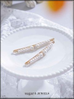 【アクセサリー：ヘアピン】パールストーンヘアピン【1カラー】[OF02] [A2307484-250726-1]