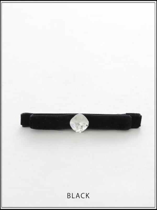 画像5: 【アクセサリー：ヘアピン】ベロアリボンヘアピン【Fサイズ/3カラー】[OF02] (5)