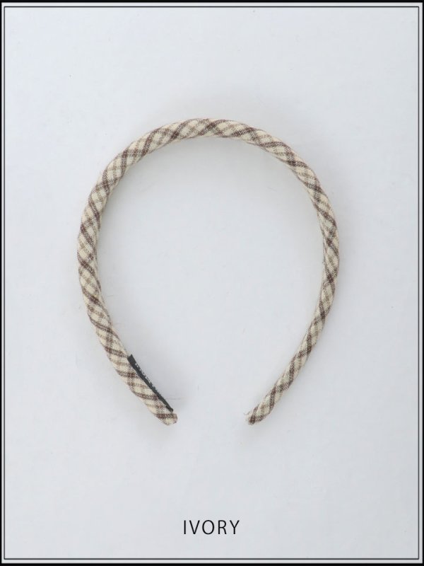 画像2: 【カチューシャ】タータンチェックカチューシャ【3カラー】[OF02]  (2)