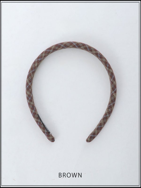 画像3: 【カチューシャ】タータンチェックカチューシャ【3カラー】[OF02]  (3)