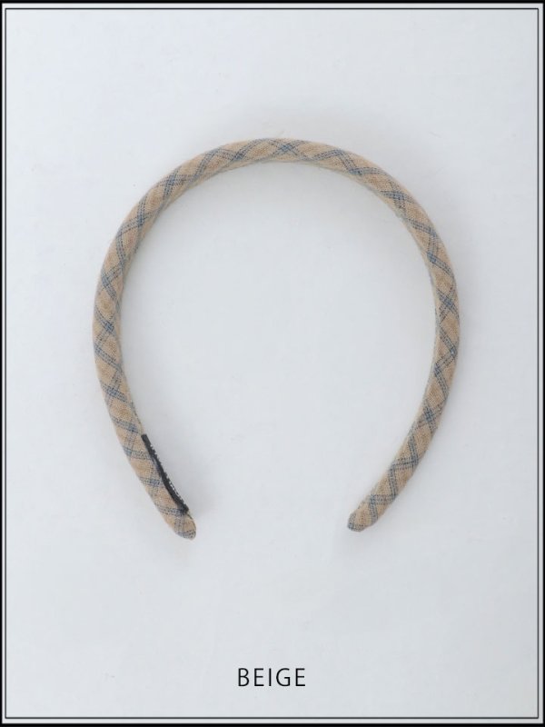 画像4: 【カチューシャ】タータンチェックカチューシャ【3カラー】[OF02]  (4)