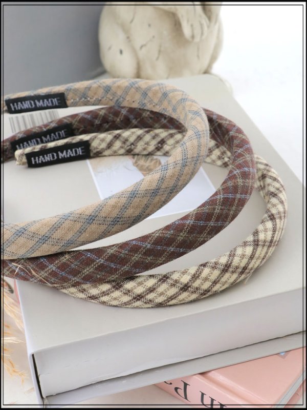 画像6: 【カチューシャ】タータンチェックカチューシャ【3カラー】[OF02]  (6)