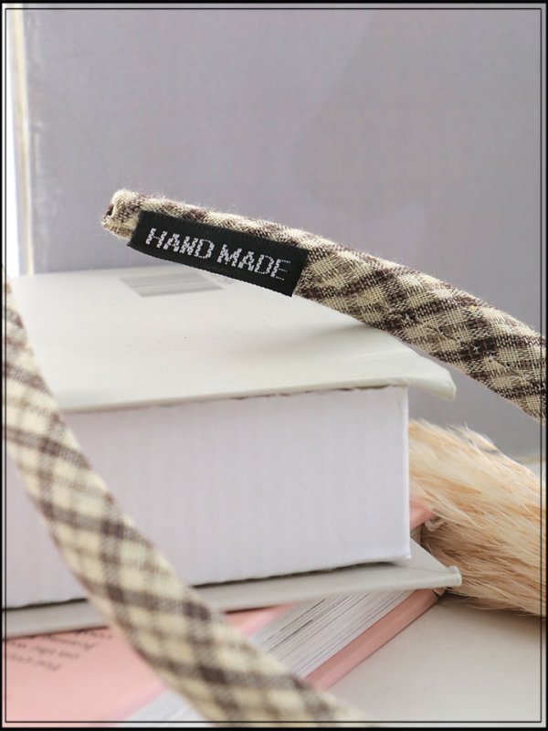 画像7: 【カチューシャ】タータンチェックカチューシャ【3カラー】[OF02]  (7)