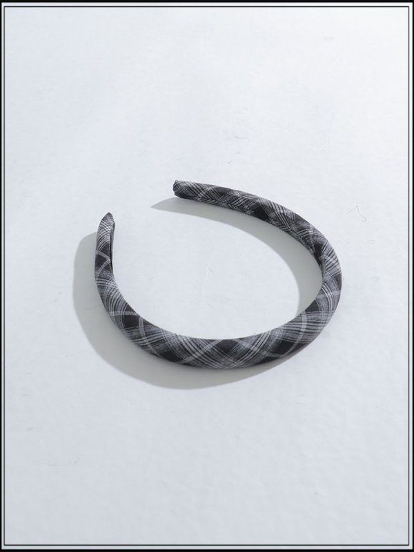 画像3: 【ヘアアクセサリー カチューシャ】オンブレチェックカチューシャ【1カラー】[OF02] 【YN】 (3)