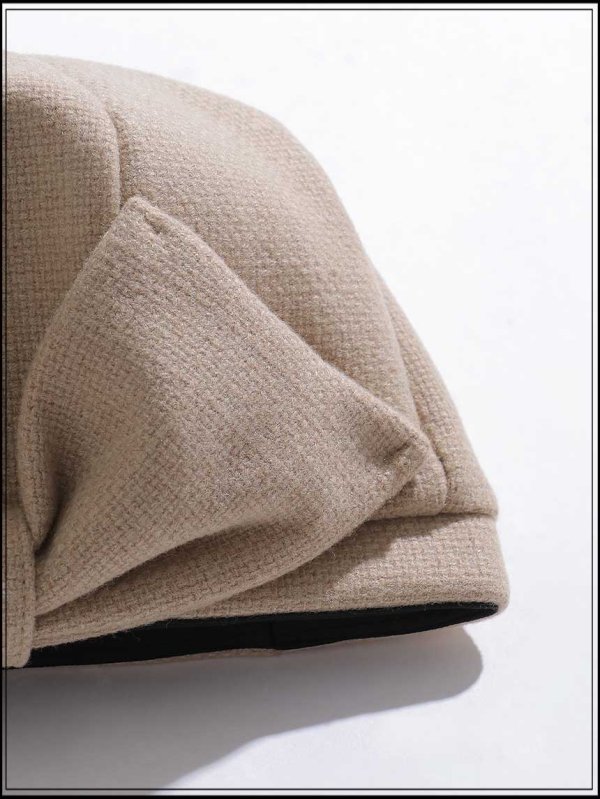 画像4: 【帽子】サイドリボンベレー帽【1カラー】[OF02]  (4)