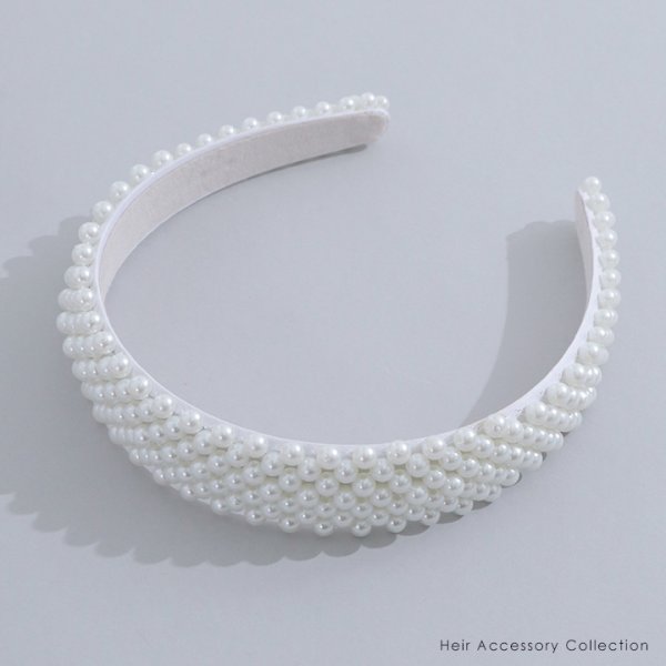 画像4: 【アクセサリー：カチューシャ】パールカチューシャ【1カラー】[OF02] (4)