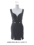 画像13: ストライプノースリーブミニドレス/キャバドレス【XS-Mサイズ/1カラー】[OF01] 【SB】dzw (13)