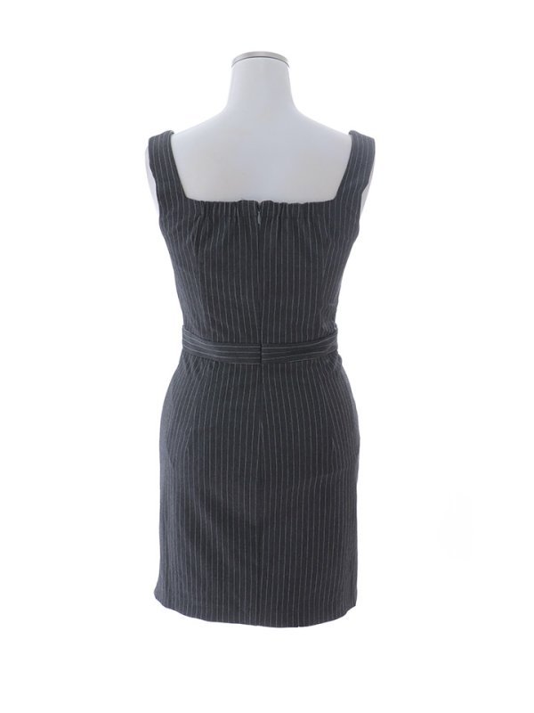 画像14: ストライプノースリーブミニドレス/キャバドレス【XS-Mサイズ/1カラー】[OF01] 【SB】dzw (14)