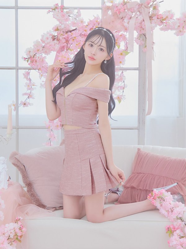 モデル:かるあ 身長:156cm 着用サイズ:Sサイズ