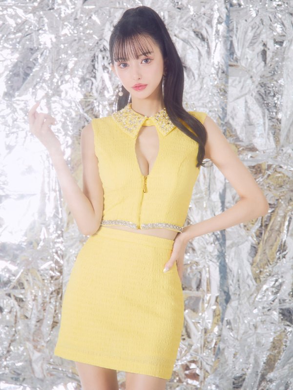 モデル:まおちゃる 身長:156cm 着用サイズ:Sサイズ