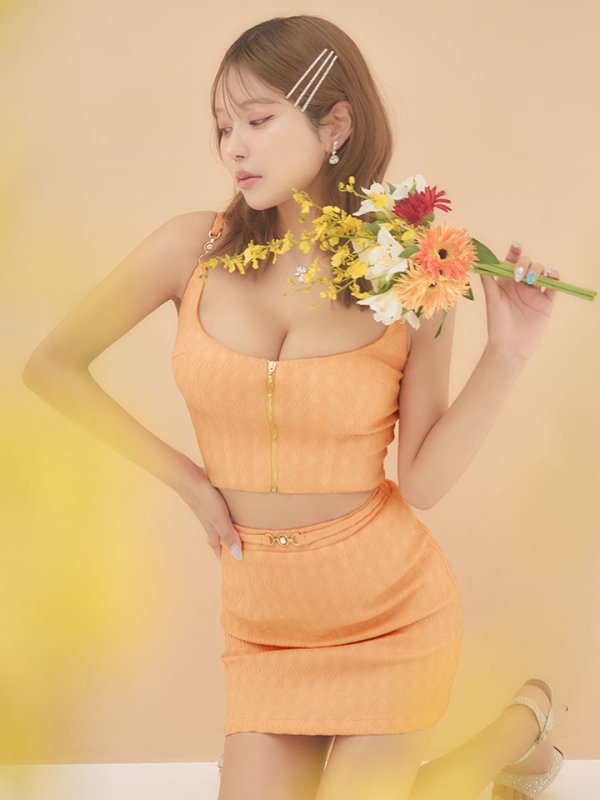 モデル:如月れい 身長:156cm 着用サイズ:Sサイズ