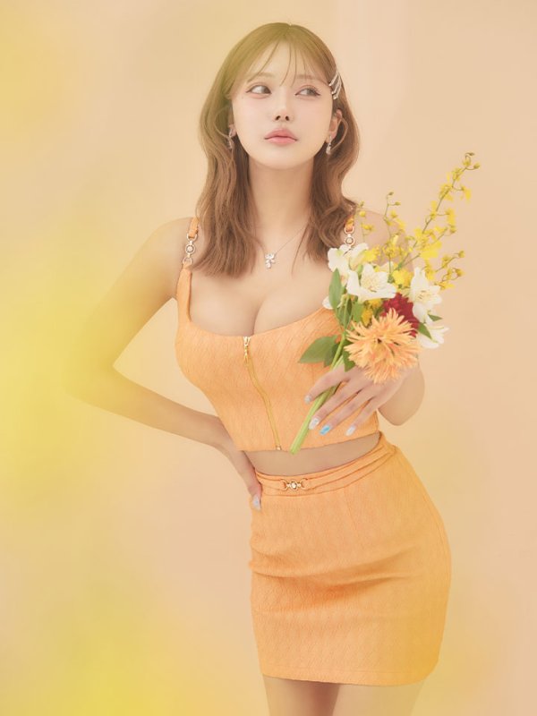 モデル:如月れい 身長:156cm 着用サイズ:Sサイズ