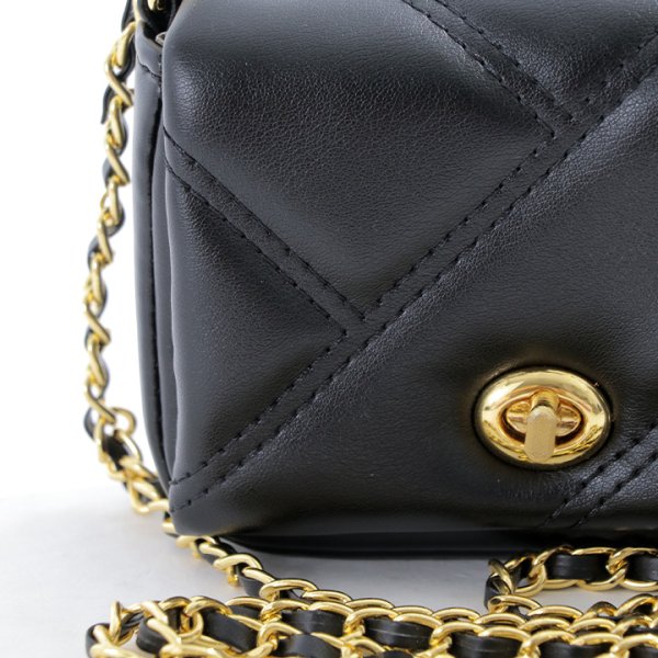 画像7: ステッチデザインミニショルダーバッグ【Fサイズ/2カラー】[OF04] (7)