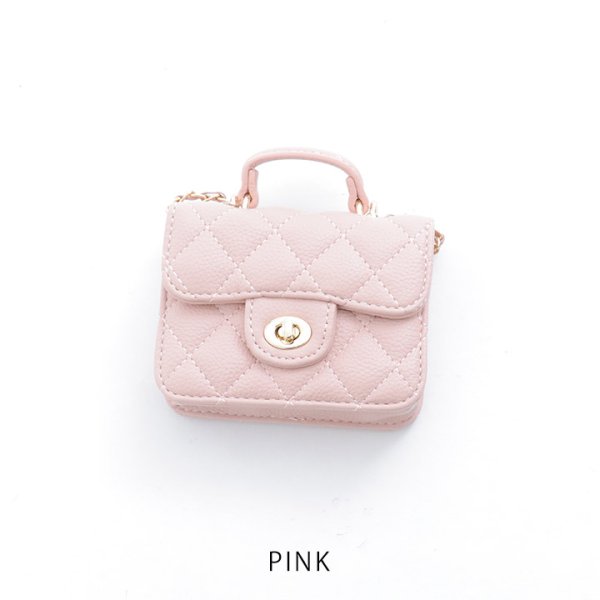 画像4: 【バッグ】キルティングレザーミニバッグ【2カラー】[OF04] (4)