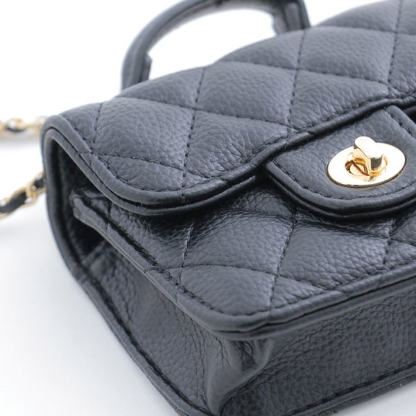 画像7: 【バッグ】キルティングレザーミニバッグ【2カラー】[OF04] (7)