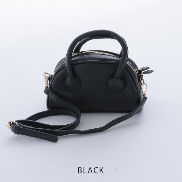 画像2: 【バッグ】レザーミニショルダーバッグ【3カラー】[OF08] (2)