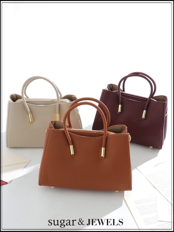 画像1: 【バッグ】2wayスクエアバッグ【Fサイズ/3カラー】[OF02] (1)