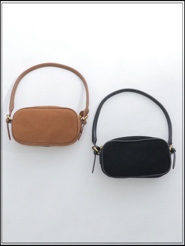 画像3: 【バッグ】2wayラウンドシンプルバッグ【Fサイズ/2カラー】[OF03] (3)