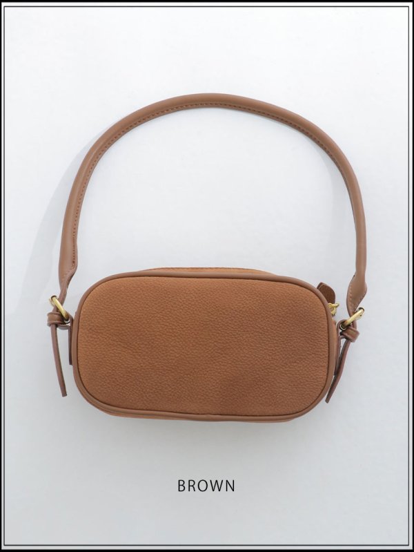 画像5: 【バッグ】2wayラウンドシンプルバッグ【Fサイズ/2カラー】[OF03] (5)