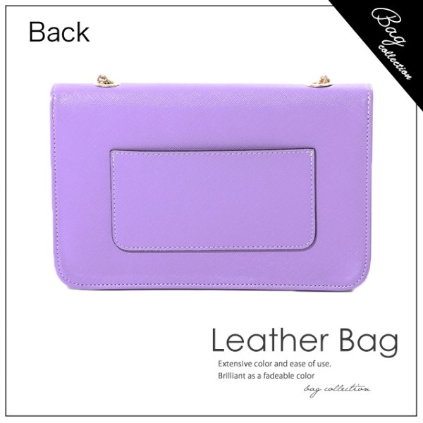 画像6: 鮮やかカラーフェイクレザーバッグ【4color】[OF04] (6)