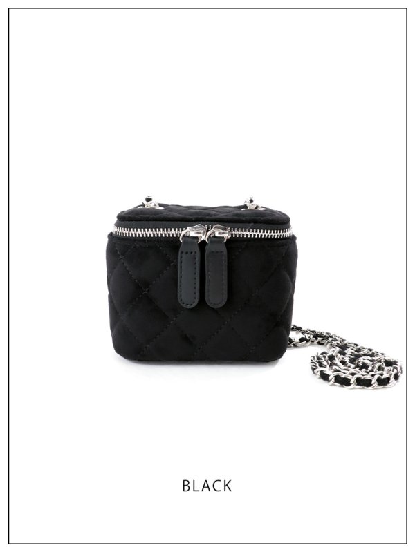 画像3: 【バッグ】チェーンスエードバニティバッグ【Fサイズ/3カラー】[OF03]【IM】 (3)