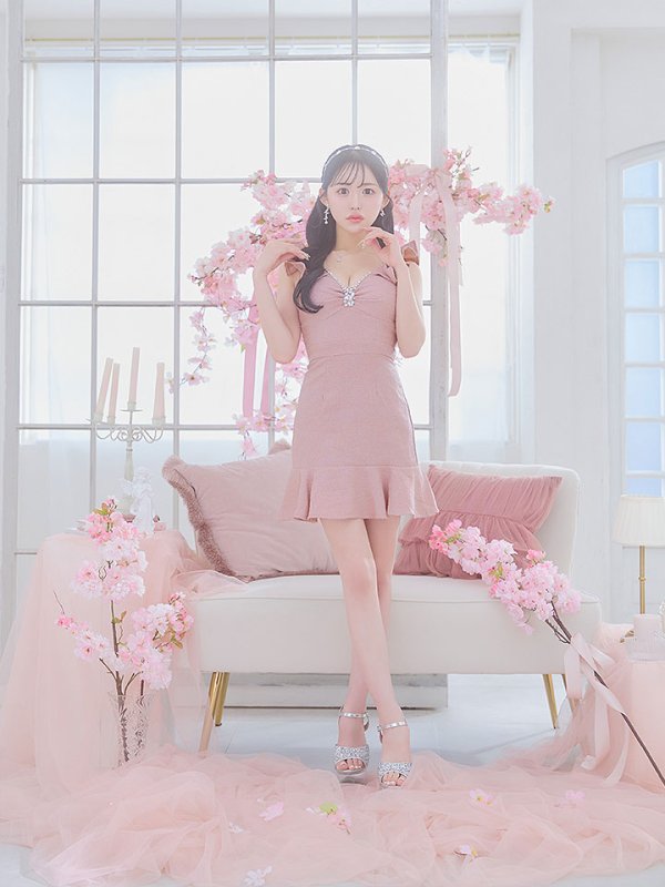 モデル:かるあ 身長:156cm 着用サイズ:Sサイズ