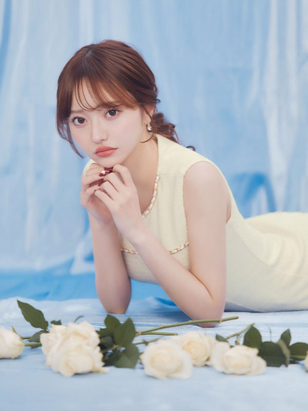 モデル:羽澄まり 身長:158cm 着用サイズ:Sサイズ