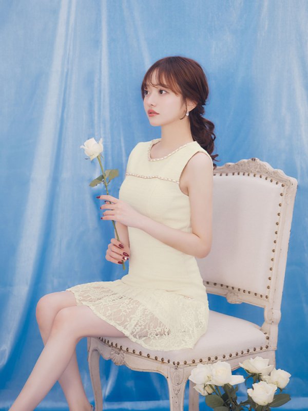 モデル:羽澄まり 身長:158cm 着用サイズ:Sサイズ