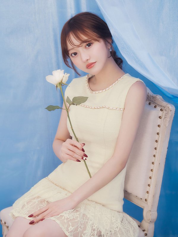 モデル:羽澄まり 身長:158cm 着用サイズ:Sサイズ