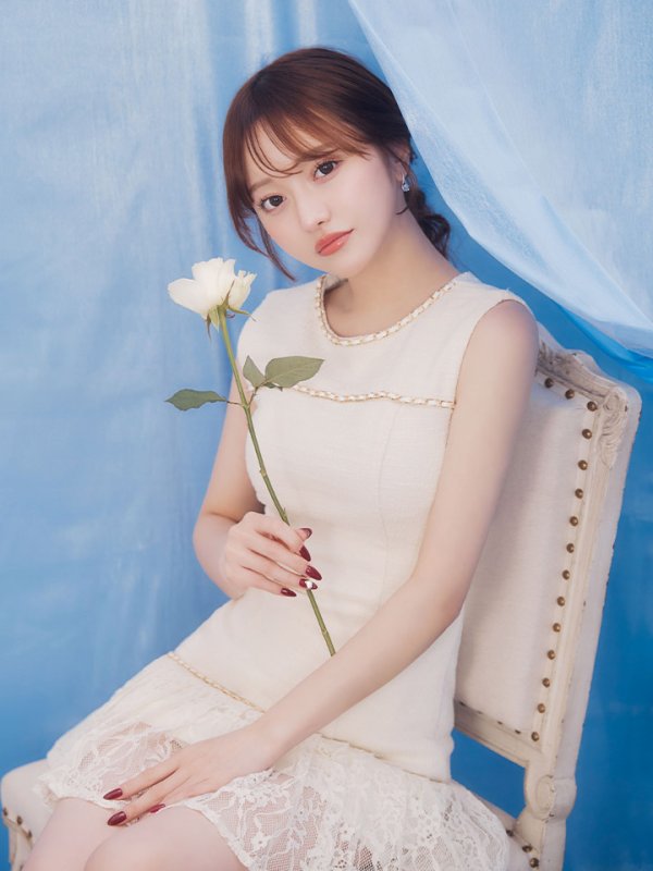 モデル:羽澄まり 身長:158cm 着用サイズ:Sサイズ