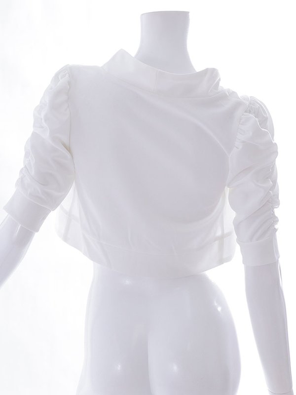 画像11: 再入荷!モノトーンボレロ/上着/羽織り物/アウター【Fサイズ/2カラー】[OF04-U] 【IM】 (11)