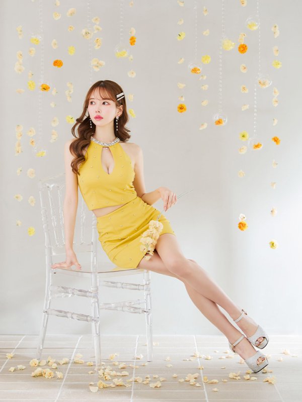 モデル：ゆめ　身長：160cm　着用サイズ：Sサイズ