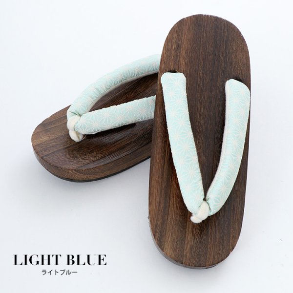 画像16: 【即日発送】【浴衣小物】浴衣にぴったりの麻の葉柄下駄[YMT] (16)