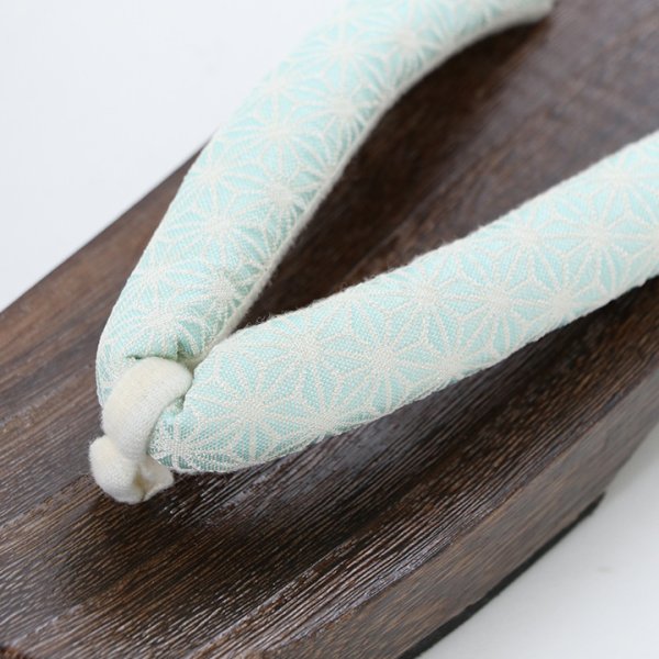 画像17: 【即日発送】【浴衣小物】浴衣にぴったりの麻の葉柄下駄[YMT] (17)