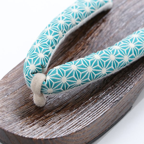 画像20: 【即日発送】【浴衣小物】浴衣にぴったりの麻の葉柄下駄[YMT] (20)