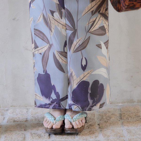 画像21: 【即日発送】【浴衣小物】浴衣にぴったりの麻の葉柄下駄[YMT] (21)