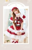 画像2: 【送料無料！】【サンタ】【Malymoon/マリームーン】メリージュエルリボンサンタ＆トナカイ【12-13点SET】【SM-MLサイズ】【予約/12月上旬発送予定】[OF04] (2)