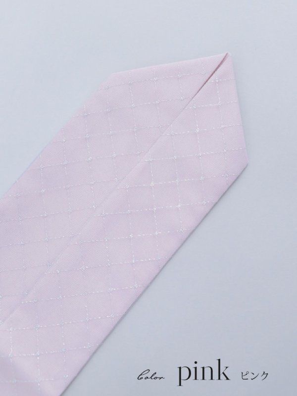 画像4: 【卒業袴用重ね襟】格子柄重ね襟【2カラー】 (4)