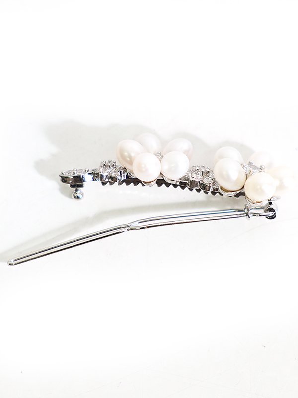 画像5: 【Angel R/エンジェルアール】フラワーモチーフパールビジューヘアピン[OF02C-U] (5)