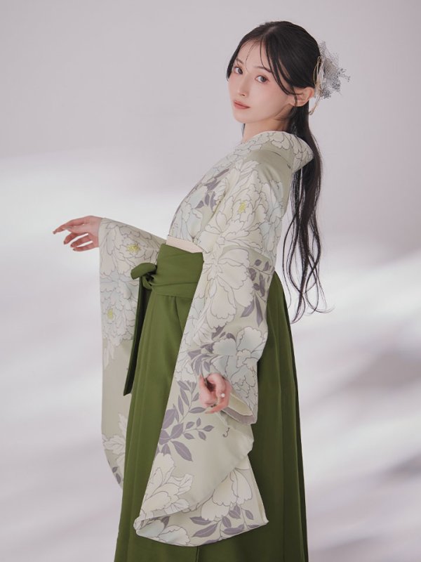 画像12: 【卒業袴小物】網チュールとドライフラワーのセット髪飾り【2カラー】 (12)