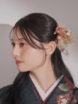 画像14: 【卒業袴小物】網チュールとドライフラワーのセット髪飾り【2カラー】 (14)