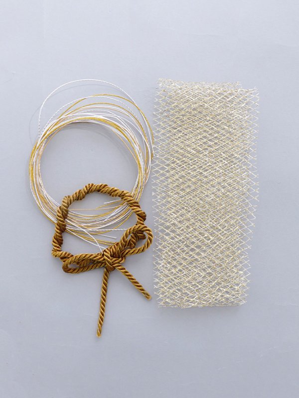 画像7: 【卒業袴小物】網チュールとドライフラワーのセット髪飾り【2カラー】 (7)