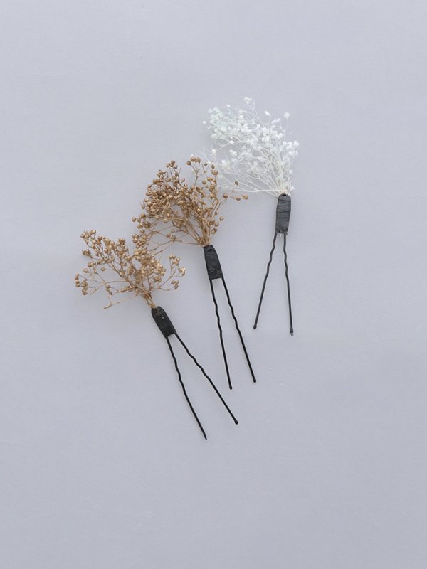 画像6: 【卒業袴小物】ドライフラワーセット髪飾り【2カラー】 (6)