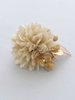 画像2: 【卒業袴小物】ゴールドフラワーコサージュ【1カラー】 (2)