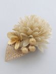 画像3: 【卒業袴小物】ゴールドフラワーコサージュ【1カラー】 (3)