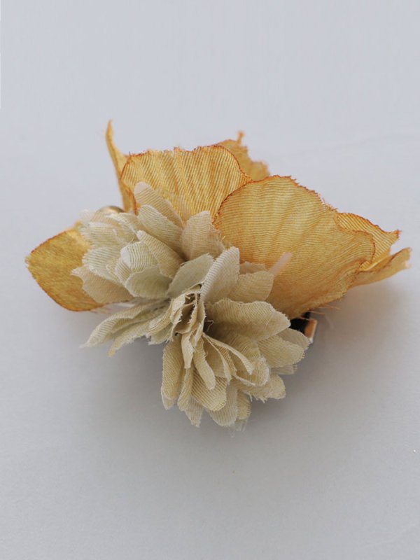 画像10: 【卒業袴小物】オーガンジーフラワーアンティークベリーコサージュ【3カラー】 (10)