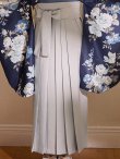 画像23: 【即日発送】青フラワーブーケ ブルー二尺袖着物【卒業袴３点セット 二尺袖着物/帯/袴】[FB01] (23)