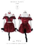 画像35: 【即日発送】【ハロウィン】キャットオフショルビジューセットアップ【コスプレ6点セット】【XS-Lサイズ/3カラー】[HC03] (35)