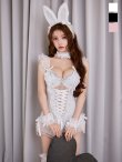画像7: 【即日発送】【送料無料！】【ハロウィン】ビジューシアーバニーガール【コスプレ6点セット】【XS-Mサイズ/3カラー】[OF04] (7)